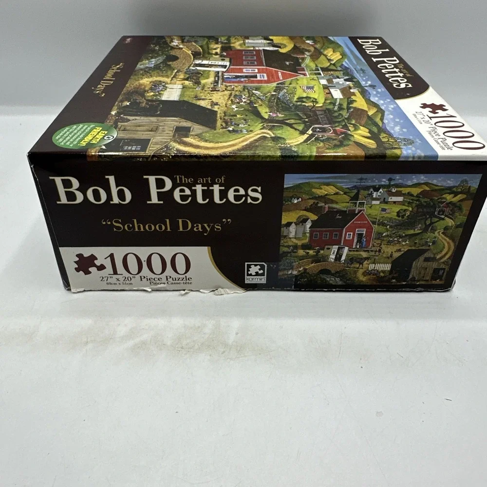 Karmin Puzzle, School Days by Bob Pettes, 1000 Pieces Used 2015